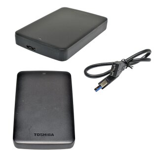 Toshiba DTB320 HDTB320EK3CA 2TB 3G externe USB 3.0 2.5" HDD + Kabel