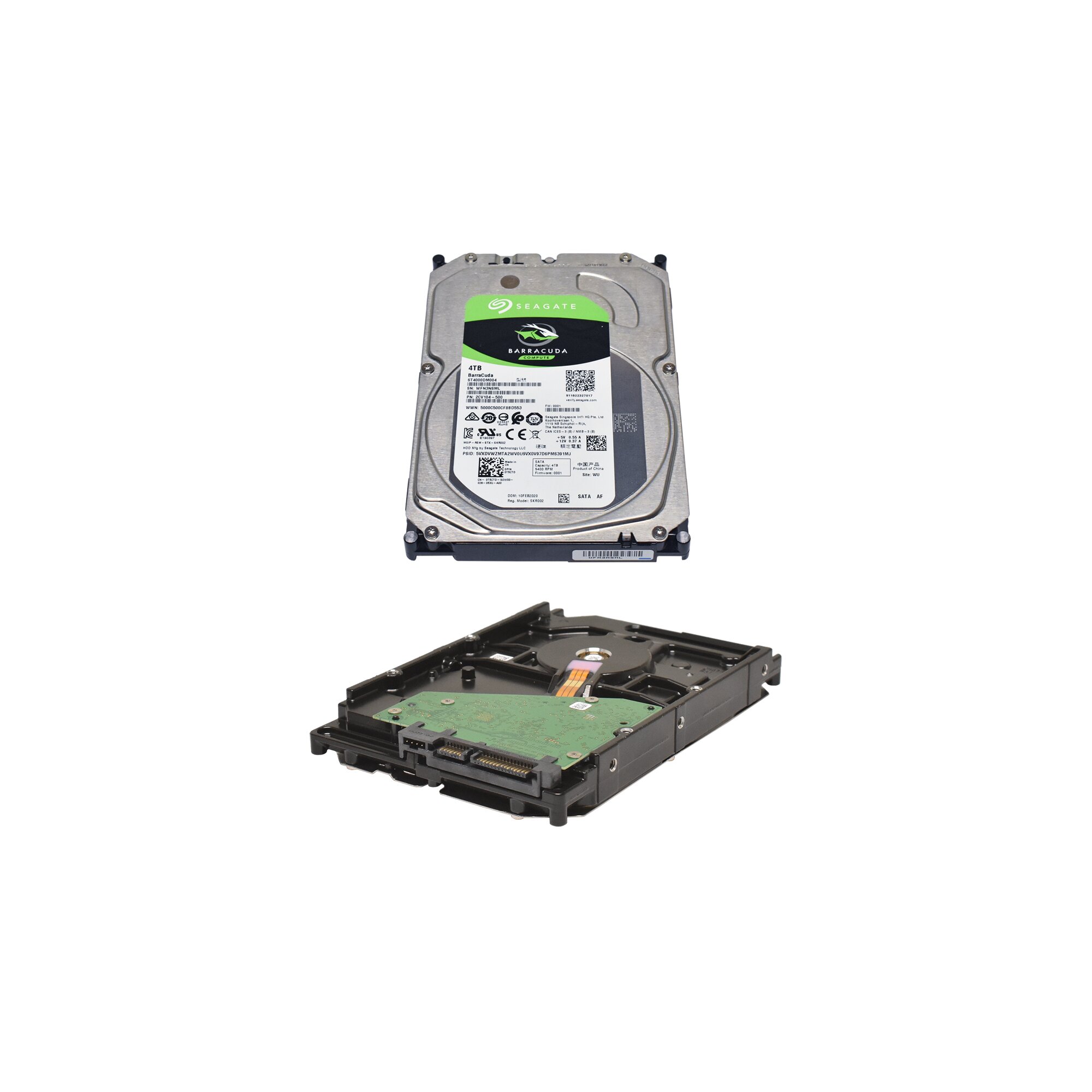 シーゲート4TB HDD 2つセット Seagate Barracuda 4TB ST4000DM004 2個