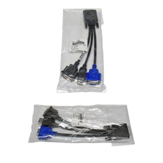 Lenovo Flexsystem Konsolenkabel 81Y2894 81Y2889 Breakout Cable DB-15-VGA-2xUSB-DB-9 NEU NEW