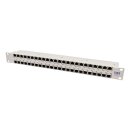 TKM Cat.6 Patch Panel 19 Zoll 48-Port RJ-45 - RJ-45