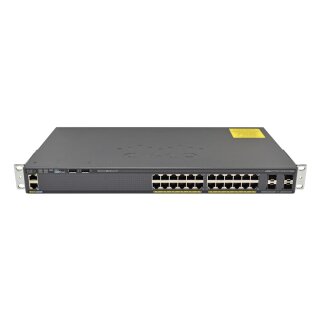 Cisco WS-C2960X-24TS-L 24-Port Gigabit Ethernet Switch + 4 SFP Ports ...