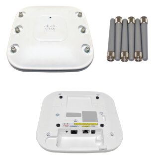 Cisco AIR-CAP3502E-E-K9 Wireless-N Dual Band Access Point + Antennen ohne PSU