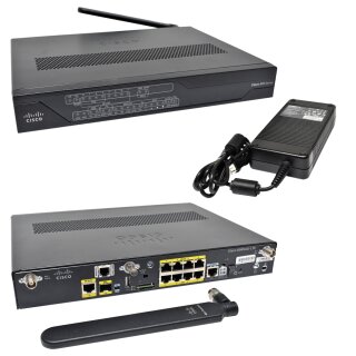 Cisco C890-LTE C896VAG-LTE-GA-K9 8-Port Gigabit Integrated Services Router + Netzteil + Antenne