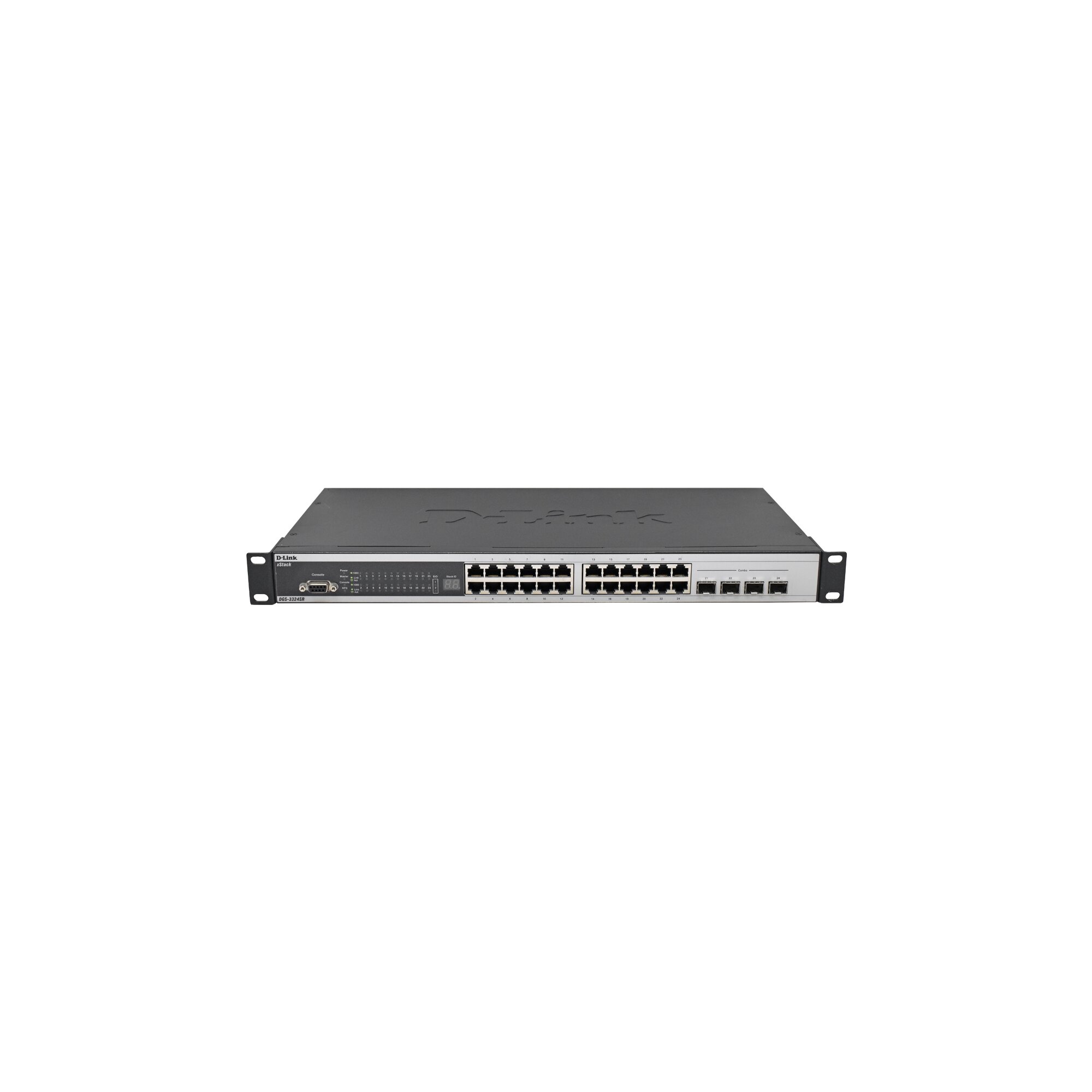 Multilayer Sw Stack D-Link xStack DGS3324SR 24-Port Gigabit Stackable Multilayer Switch 4 x ...