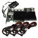 LSI MR SAS 9280-24i4e 6Gb/s PCIe x8 RAID Controller +BBU + 6 x SAS Kabel FP