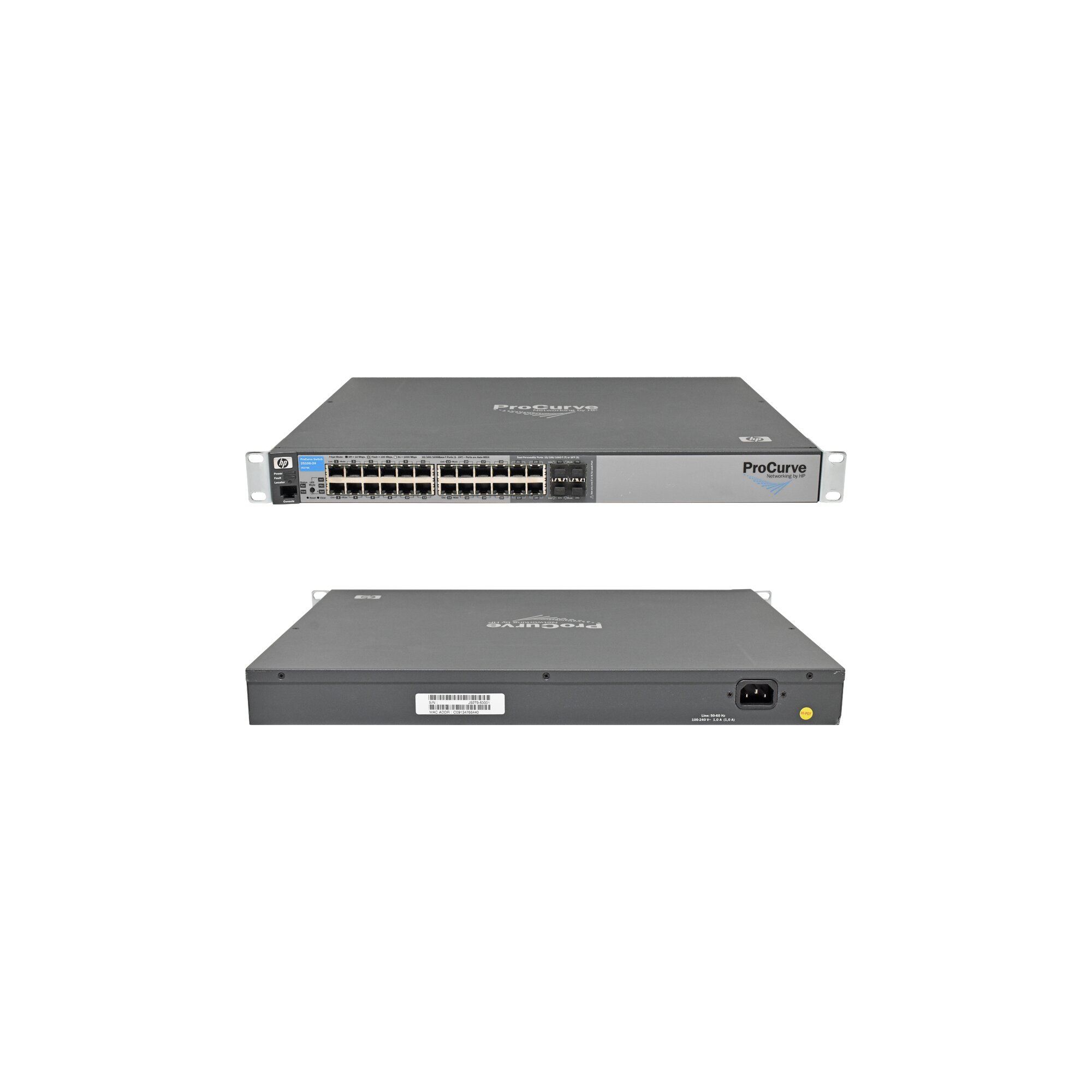 HP ProCurve 2510G24 J9279A 24Port Gigabit Switch 4 x SFP