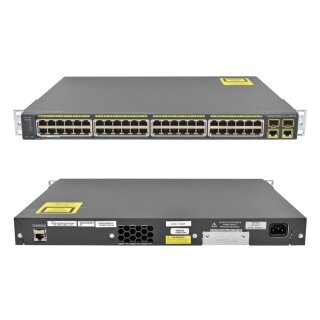 Cisco Catalyst WS-C2960-48PST-L 48-Port Fast Ethernet PoE Switch 2x1000Base-T 2xSFP