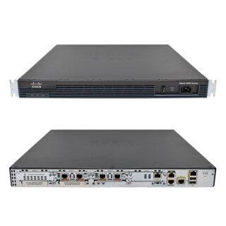Cisco 2901 CISCO2901/K9 Integrated Services Router + VWIC3-1MFT-T1/E1  2x VIC2-2BRI-NT/TE