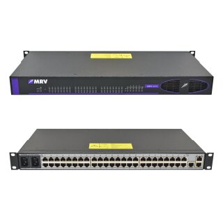 MRV LX Series 4000T 48-Port Console Server LX-4048T-002AC 2x PSU