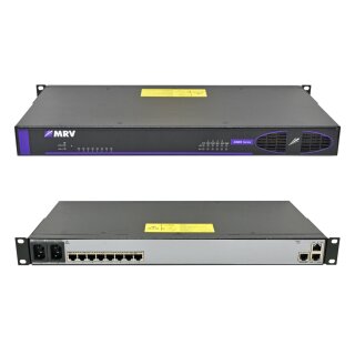 MRV LX Series 4000T 8-Port Console Server LX-4008T-002AC 2x PSU