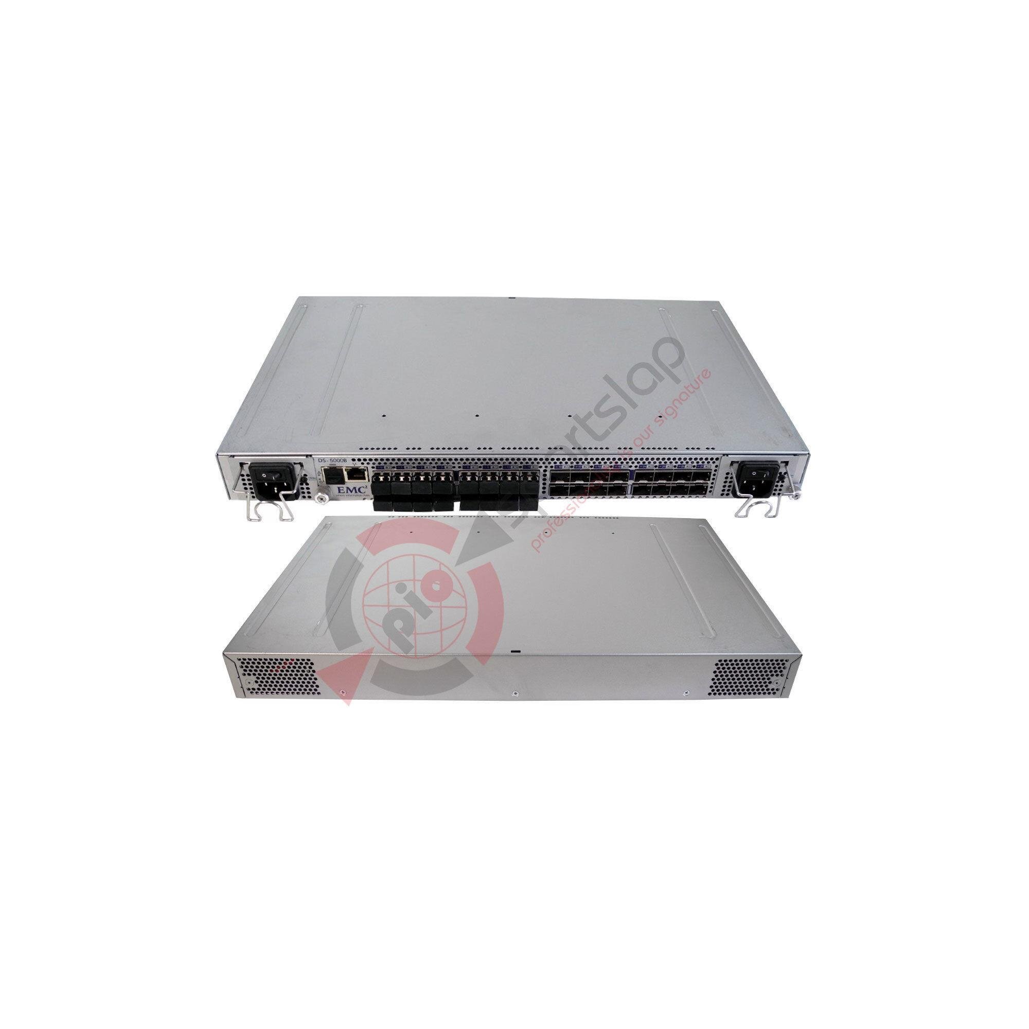 EMC² DS-5000B 32-Port (24 active) Fibre Channel Switch MPN 100-652-505