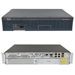 Cisco 2911 CISCO2911/K9 Integrated Services Router + EHWIC-1GE-SFP-CU + HWIC-2T