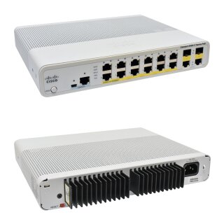 Cisco Catalyst WS-C2960C-12PC-L 12-Port Fast Ethernet PoE Switch 2 x SFP