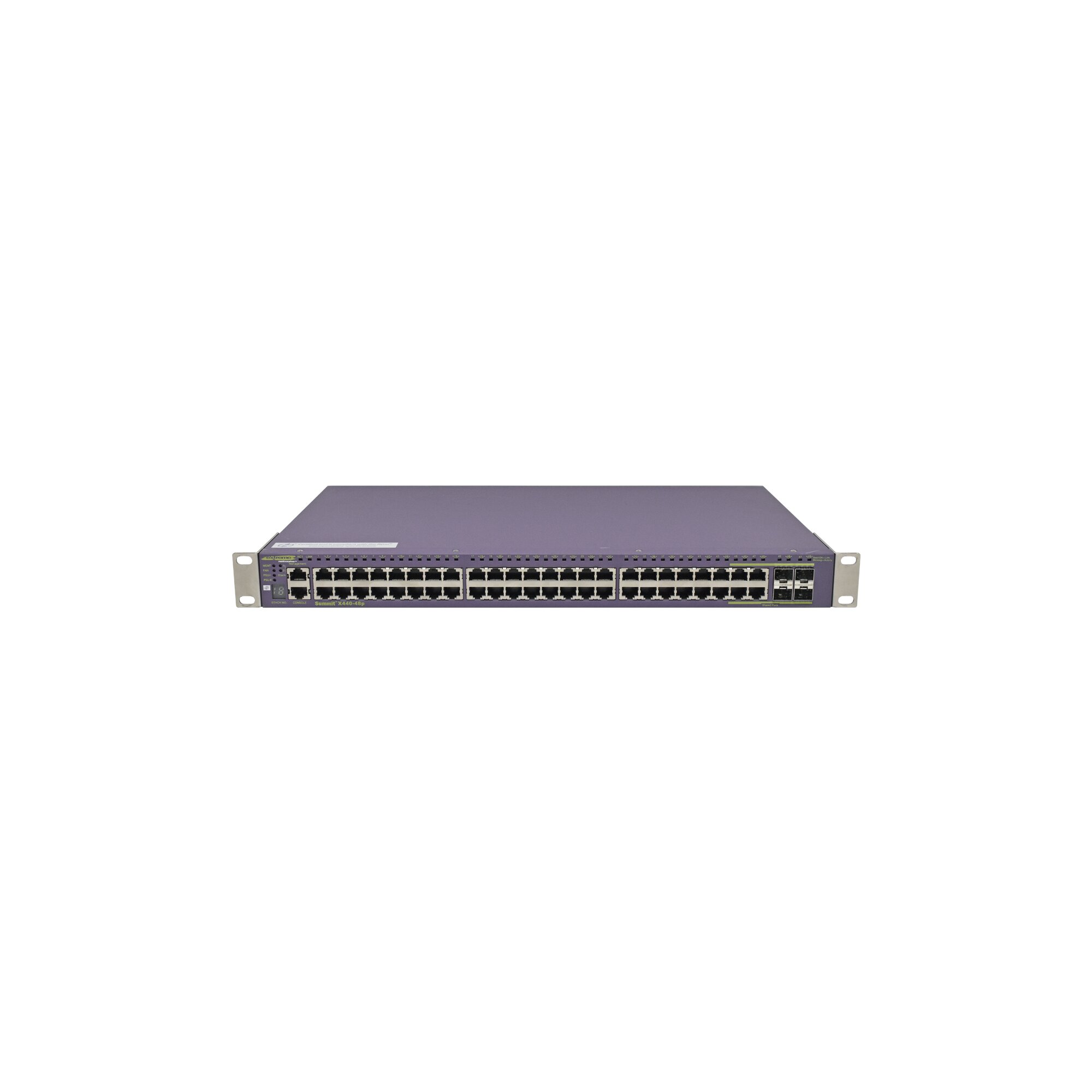 Extreme Networks Summit X440-48p 16506 48-Port PoE+ Stackable Gigabit ...