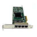 Riverbed 410-00116-01 Quad-Port PCIe x4 Gigabit Ethernet Copper Network Adapter
