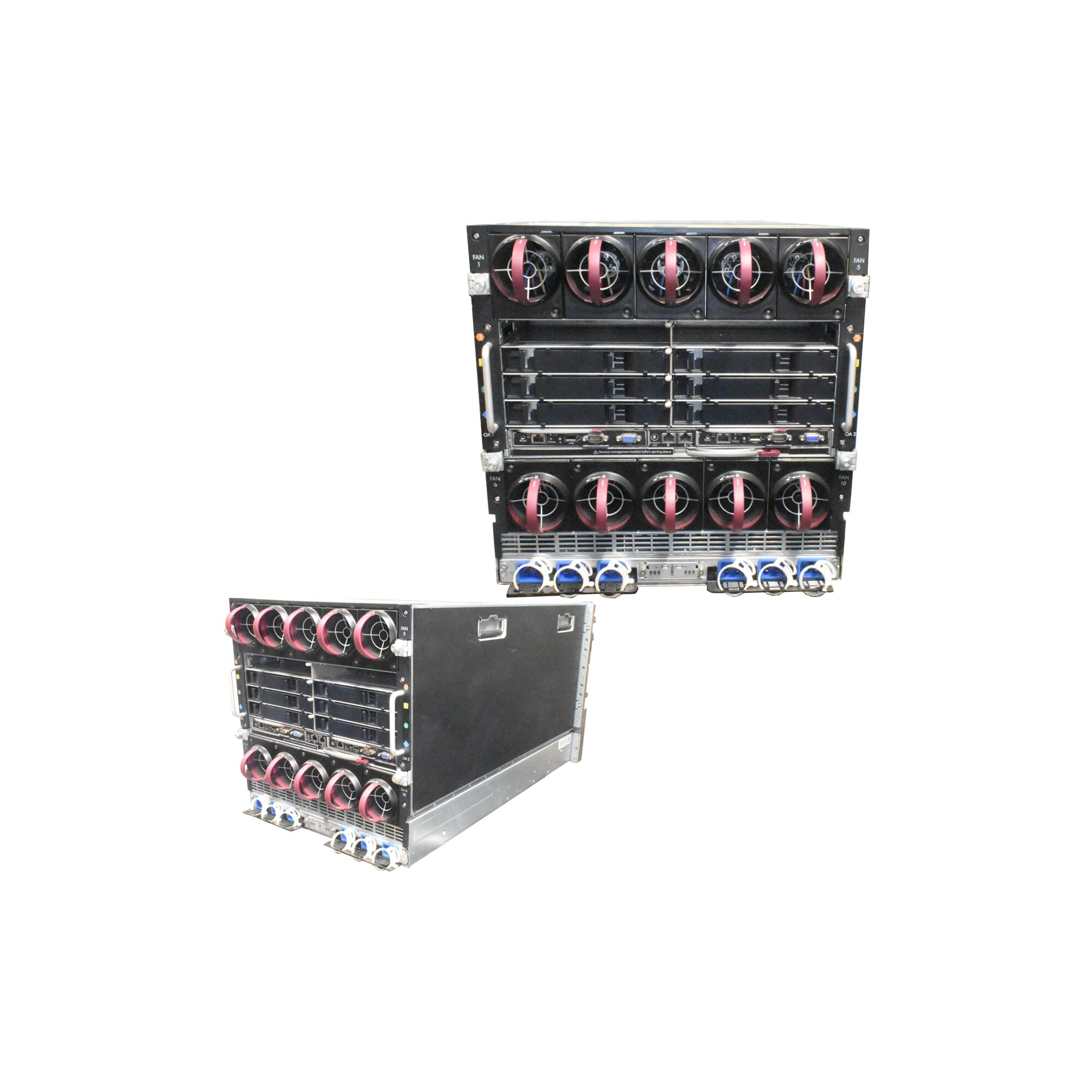 HP BladeSystem c7000 Enclosure mit 16x BL460c G9 ohne RAM & CPU ...