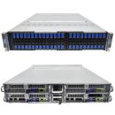 NetApp HCI Supermicro 4 Node Server NAF-1701 2x Node ohne CPU & RAM 4x Kühler 24x SFF Caddy