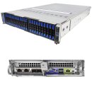 NetApp HCI Supermicro 4 Node Server NAF-1701 2x Node ohne CPU & RAM 4x Kühler 24x SFF Caddy