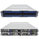 NetApp HCI Supermicro 4 Node Server NAF-1701 4x Node X10DRT-B+NA011 ohne CPU & RAM 8x Kühler 24x SFF Caddy