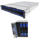 NetApp HCI Supermicro 4 Node Server NAF-1701 4x Node X10DRT-B+NA011 8xE5-2690 V3 256GB RAM 24x SFF Caddy