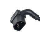 Sun 180-2082-01 Netzkabel 1m C14 gewinkelt - C13 13A schwarz