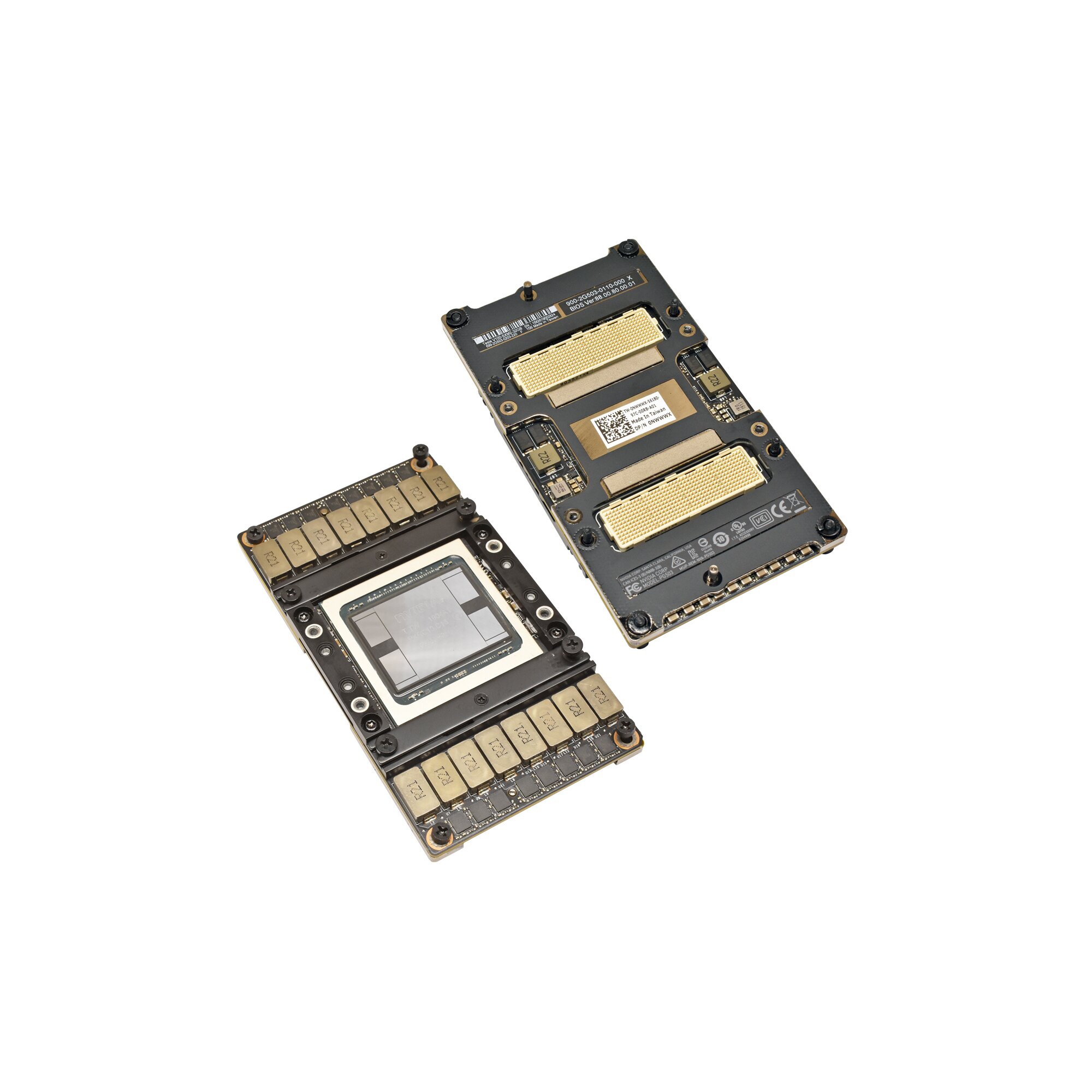 Dell NVIDIA Tesla V100 SXM2 32GB 0NWWWX 699 2G503 0203 220 900 2G503 0110 Passive GPU Accelerator Card Neuwertig Piospartslap