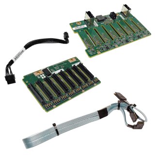 HP SAS Backplane 8x2,5 DL380 G9 ML350 G9 777279-001 729820-001 + SAS Kabel 747559-001