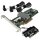 IBM M5014 8-Port 6 Gb PCIe x8 RAID Controller 46M0918 +BBU +2x SAS Kabel FP