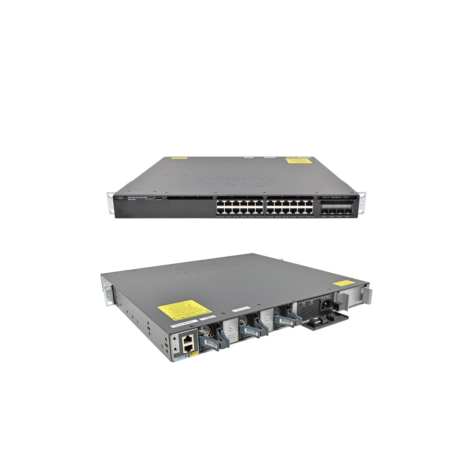 Cisco Catalyst WS-C3650-24PS-L 24-Port Gigabit PoE+ Switch 4 x SFP 2x ...