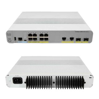 Cisco Catalyst WS-C3560CX-8PC-S 8-Port PoE+ Gigabit Ethernet Switch 2x SFP 2x mini GBIC