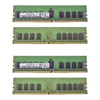 64GB RAM Samsung 4x16GB 1Rx4 PC4-2666V -R DDR4 RAM M393A2K40CB2-CTD