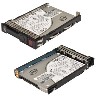 HPE Intel DC S4600 Series 960GB 2.5“ 6G SATA SSD SSDSC2KG960G7P 879016 +Caddy