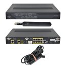 Cisco C890-LTE C899G-LTE-GA-K9 8-Port Gigabit Integrated Services Router + Netzteil + Antenne