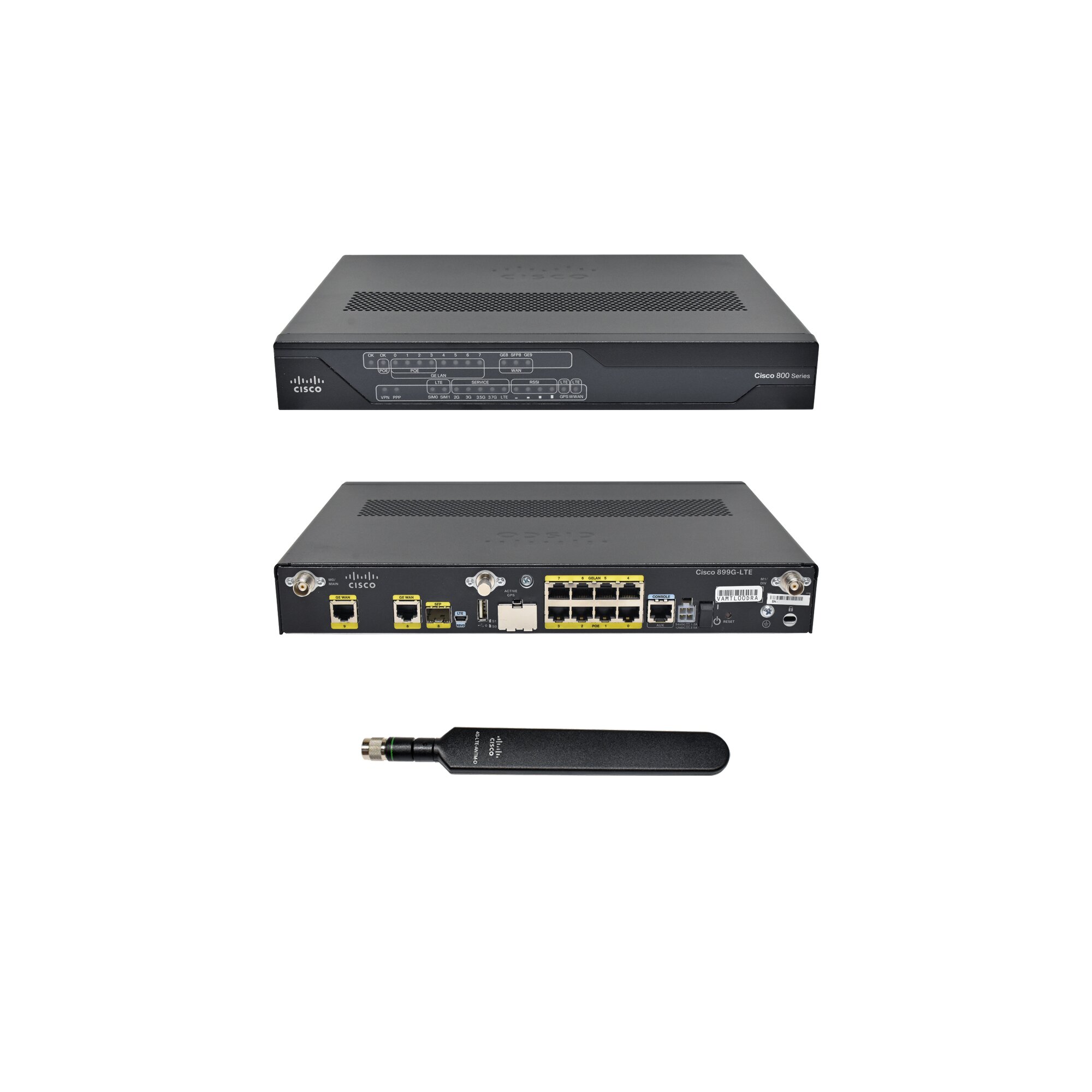 Cisco C890LTE C899GLTEGAK9 8Port Gigabit Integrated Services