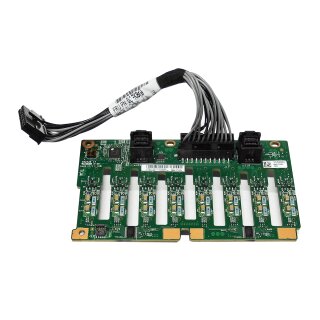 IBM Lenovo 8 x2.5" SAS Backplane +Power Kabel für System X3650 M5 Server 00FJ756