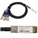 Datenkabel 2,5m 40G QSFP+ - 4x 10G SFP+ DAC Cable 30AWG...