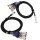 Datenkabel 2,5m 40G QSFP+ - 4x 10G SFP+ DAC Cable 30AWG passive Breakout PULLTAB