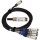 Datenkabel 3,5m 40G QSFP+ - 4x 10G SFP+ DAC Cable 30AWG passive Breakout PULLTAB
