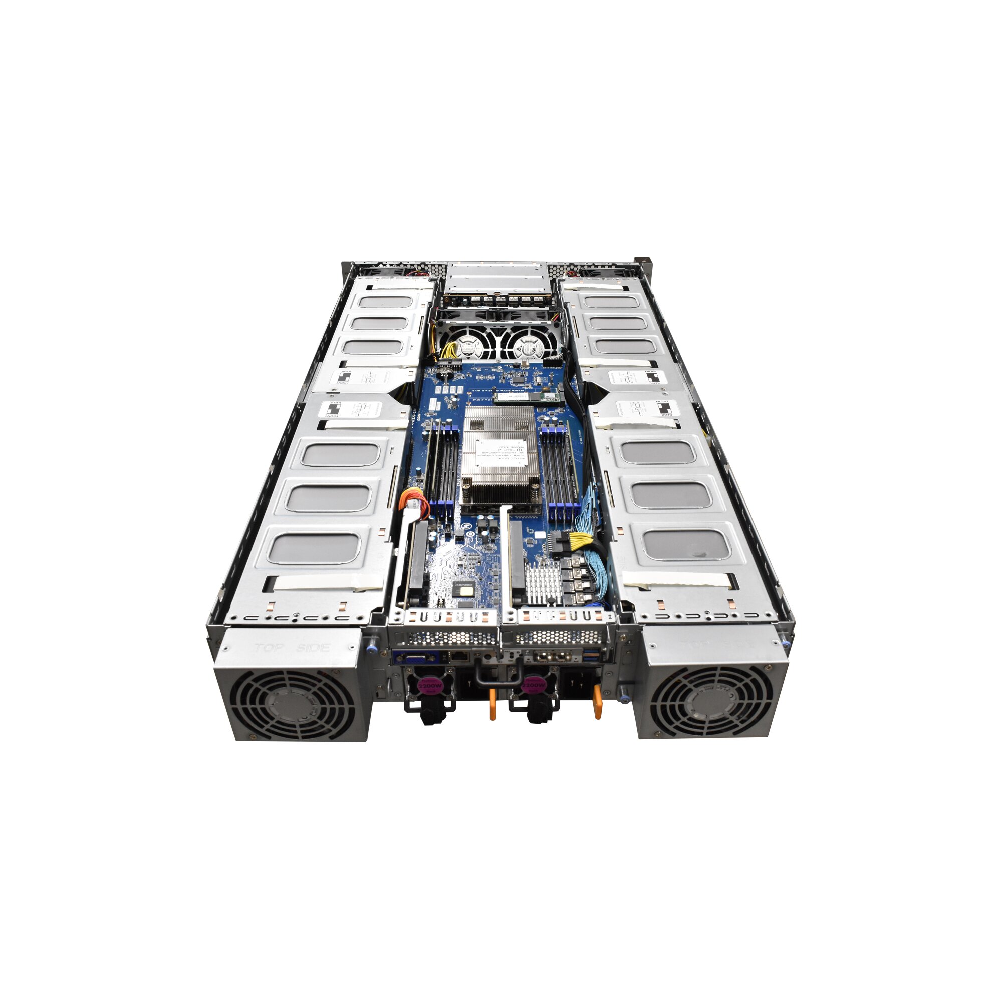 Gigabyte G292-Z20 HPC Server AMD EPYC 7402P CPU 48GB PC4 up 8x G4 GPU ...