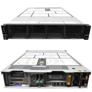 IBM x3650 M5 Server no CPU no RAM 2x Kühler 12x LFF + 2x LFF + 2x SFF 2x M1215