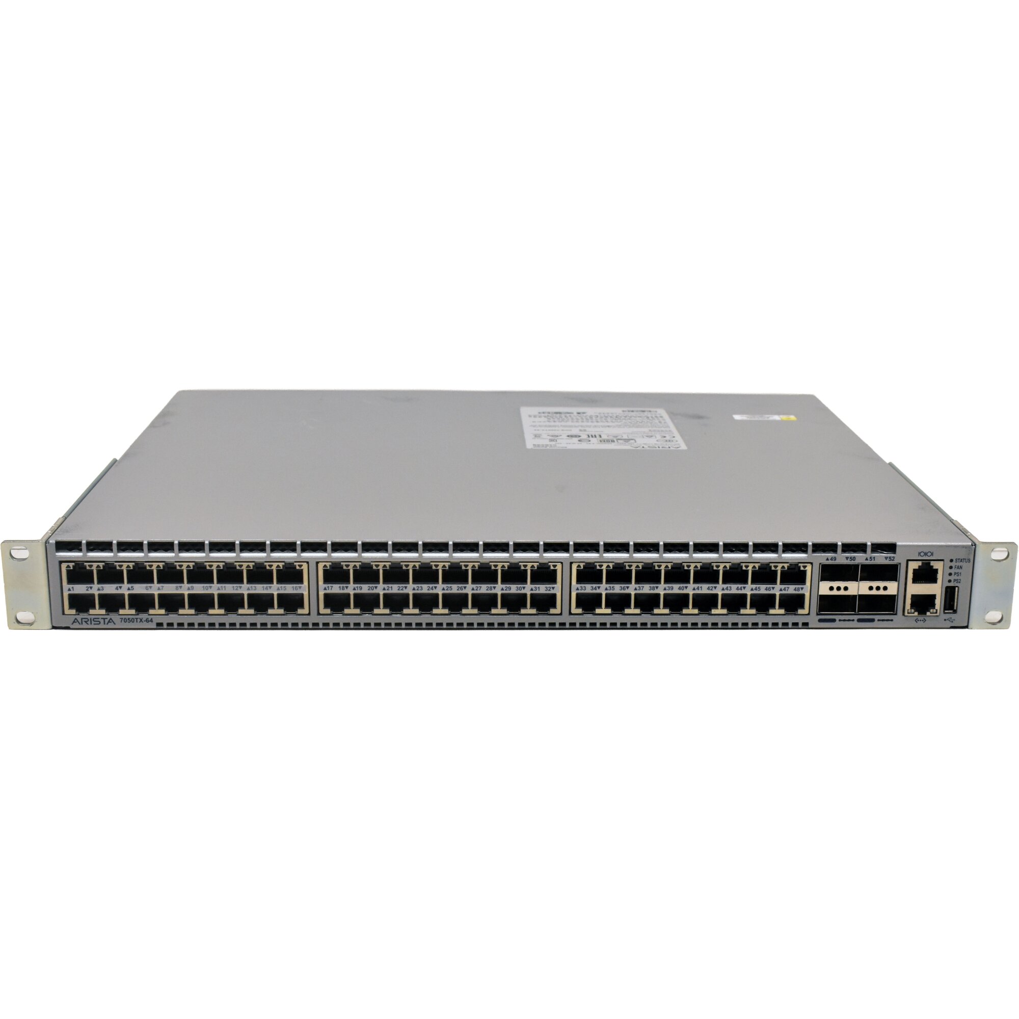 Arista DCS 7048T A R 48x 1GB RJ 45 4x 10GB SFP+ Back to Front Switch