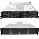 Quanta Server T42S-2U 4x Node 8xSilver 4108 CPU 128GB X527 10G SFP+ 2 Port Rails