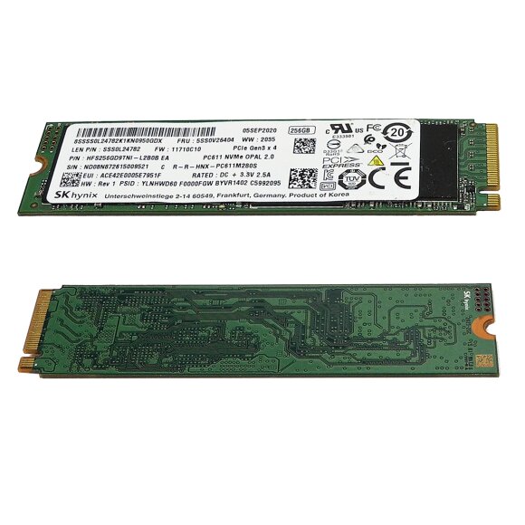 Lenovo 5SS0V26404 SK hynix SSD 256GB M.2 2280 PCIe Gen3.0