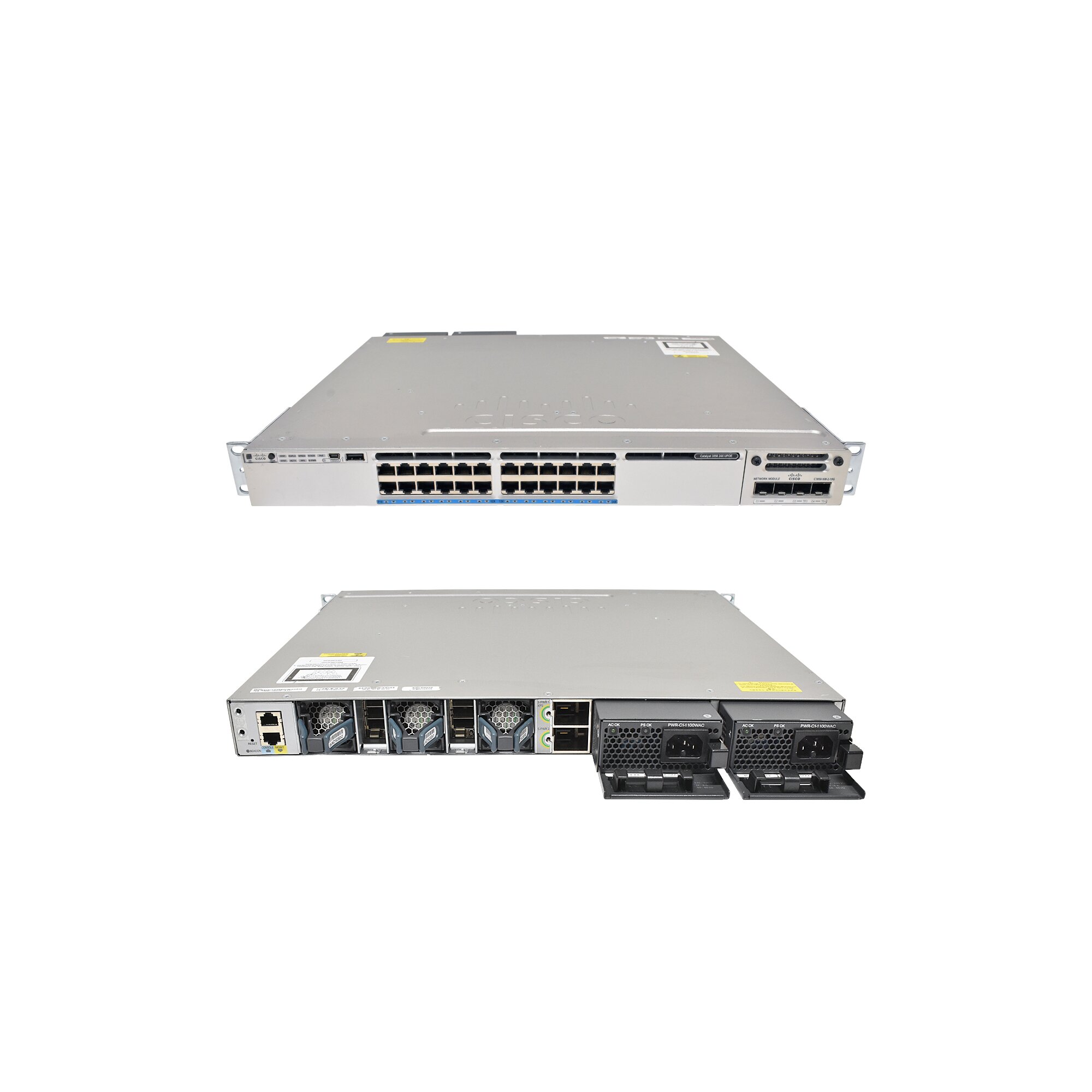 Cisco WS-C3850-24XUW-S 24-Port 10G UPOE stackable Ethernet