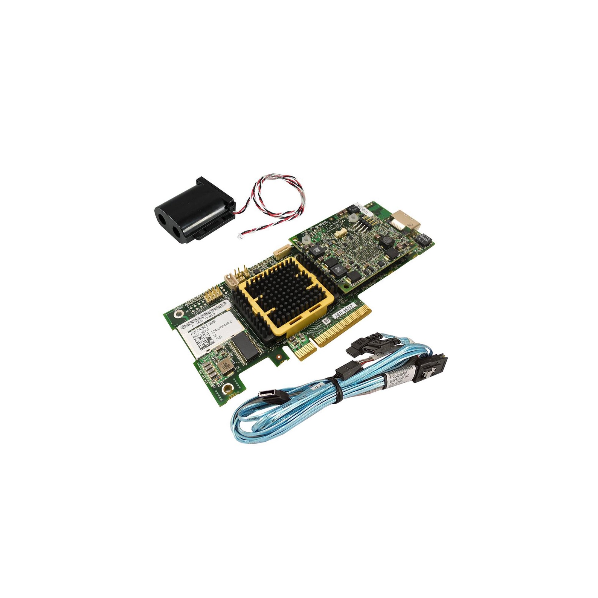 Adaptec ASR-5405Z SAS/SATA RAID Controller PN TCA-00304-07-C + BBU ...
