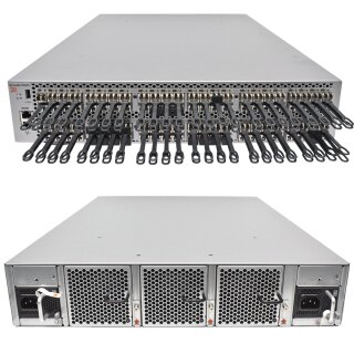 Brocade 6520 16G FC Switch HD-6520-96-16G-1R 80-1007960-04 +96 mini GBICs + Lizenzen + 96 offene Ports