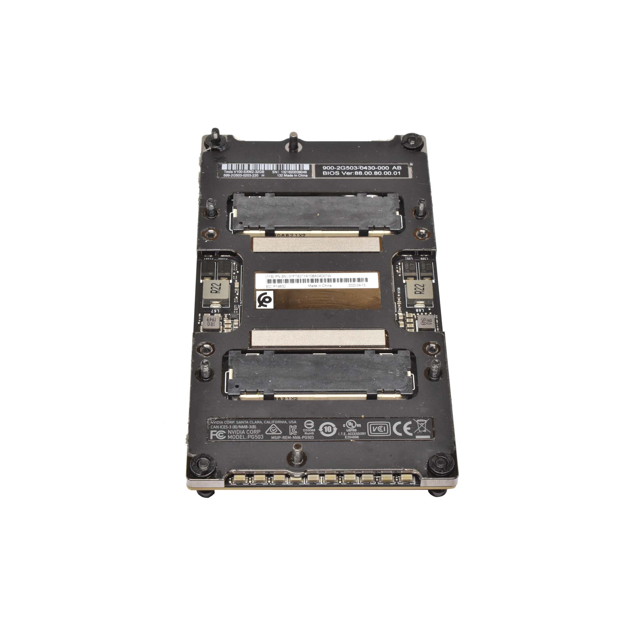IBM NVIDIA Tesla V100-SXM2-32GB 699-2G503-0203-220 900-2G503-0430-000 ...