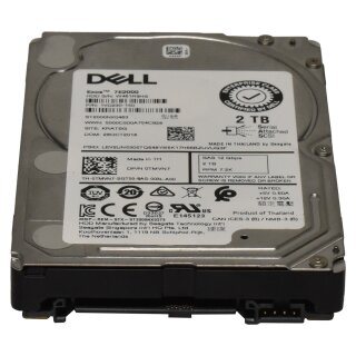 DELL Exos 7E2000 Seagate HDD Festplatte 2TB 2,5 Zoll 7.2K 12G SAS