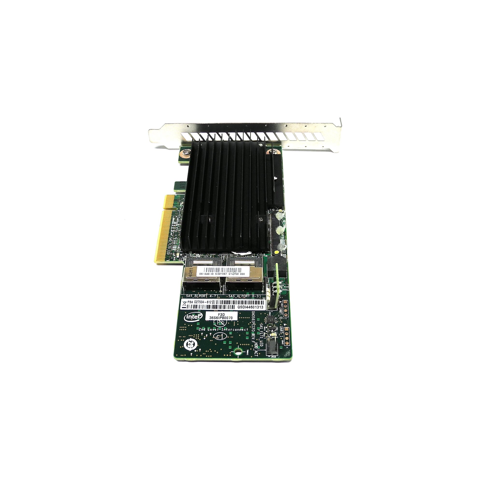 Intel RMS25PB080 G27504-610/612 Dual-Port PCIe x8 2.0 SAS RAID ...
