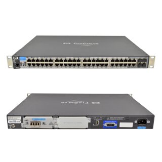 HP ProCurve 2910al-48G J9147A 48-Port Gigabit Ethernet Switch 4xSFP +Modul +GBICs